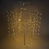 Wedding Moongate - White & 2 x Weeping Willow Tree 180cm Warm White - Like New
