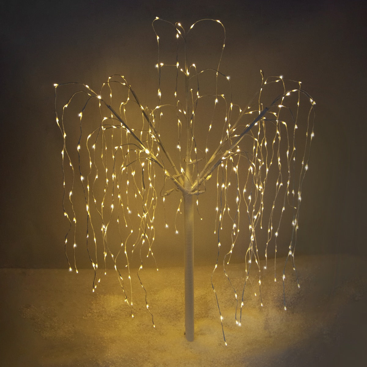 Wedding Moongate - Gold & 1 x Weeping Willow Tree 180cm Warm White - Used - Acceptable